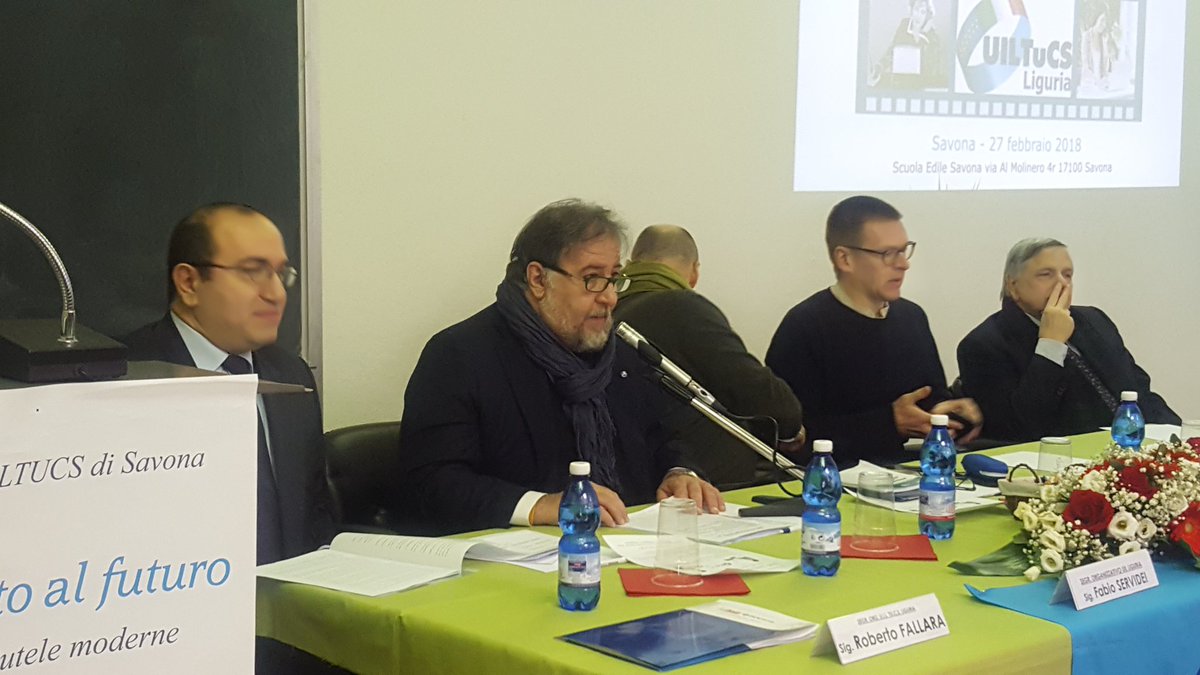 UILTuCS_Liguria's tweet photo. Ha inizio il IX #congresso #Uiltucs #Savona con la relazione di Roberto #Fallara #UiltucsLiguria. Con @serriuiltucs https://t.co/jCdM0C8a95