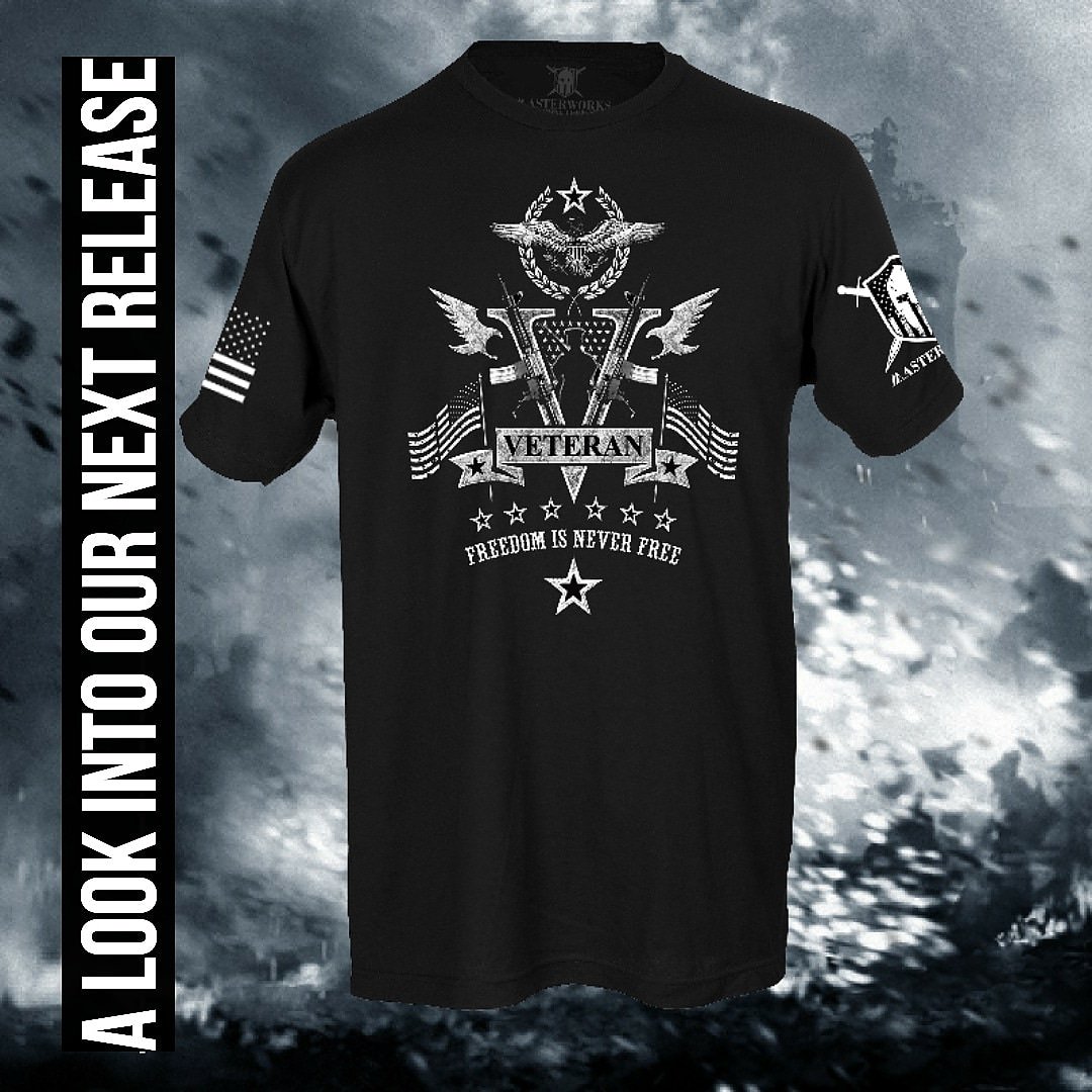 MasterWorksWar's tweet photo. VETERAN. FREEDOM IS NEVER FREE.
A look into our next release. 
Masterworks Clothing Co
https://t.co/NHrdee9IzA https://t.co/ZJF2u3VSyE