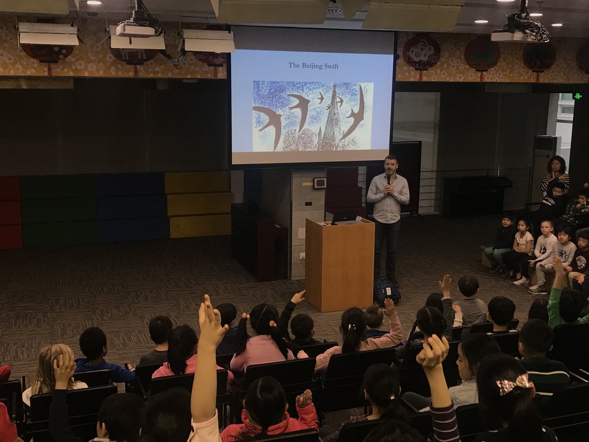 samgriffin_edu's tweet photo. So wonderful to hear from @BirdingBeijing about the #BeijingSwiftProject. Looking forward to seeing what @ISBeijing can do to get involved! #learnISB https://t.co/xnLZepPFd3