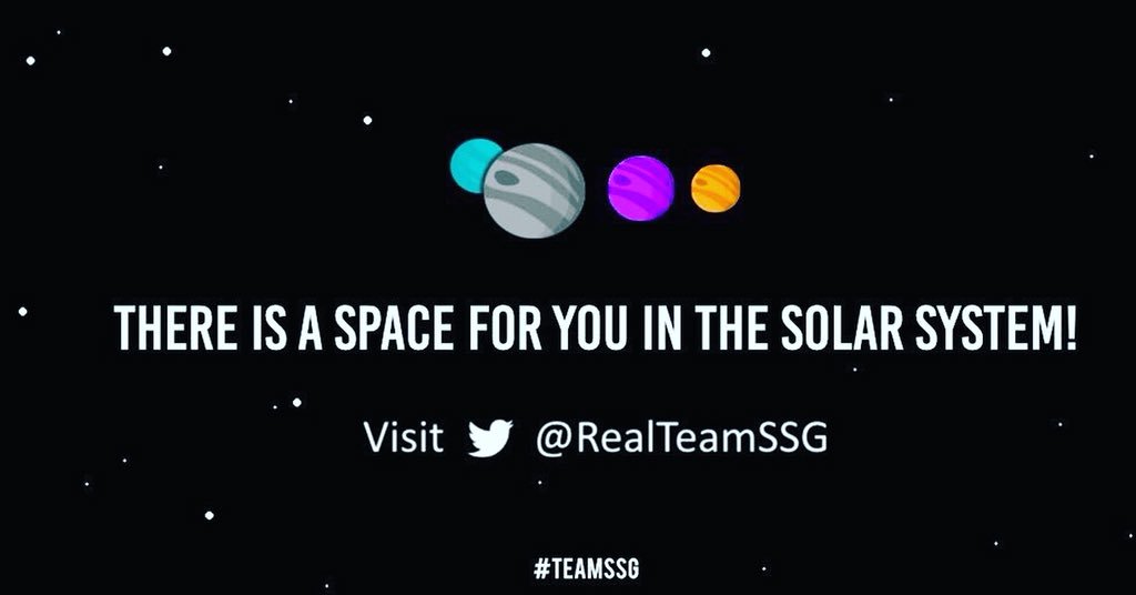 SolarEclipseSSG's tweet photo. Greetings Earthlings! looking for a new place to call home? why not check out the best gaming community around?! Solar System Gaming is the place place to call home and family! Check them out today at @RealTeamSSG ! #TeamSSG #Bleedplanets #community #twitch https://t.co/8BJUF0vpwq