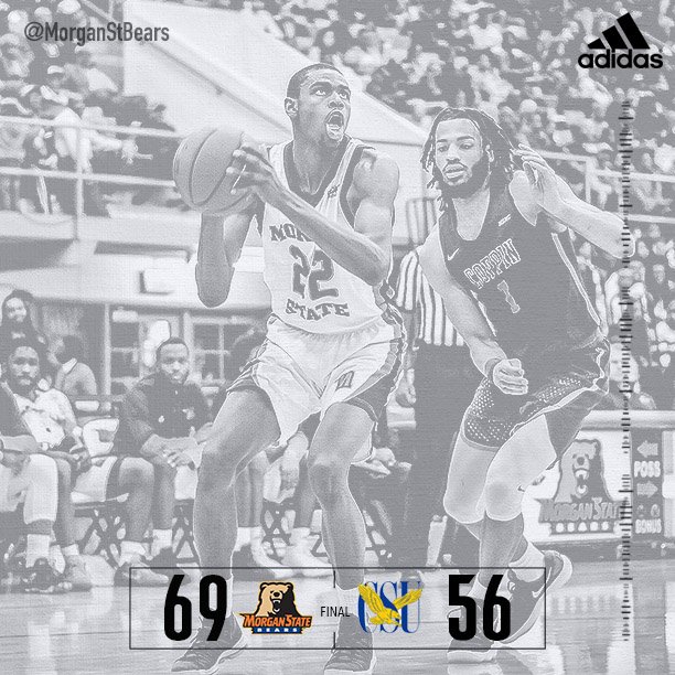 MorganStBears's tweet photo. It's a WRAP at Hill Field House where the Bears drop @coppinsports 69-56.
#MORGvsCSU  #MEAC #SeniorNight https://t.co/gVxpsOcOSF