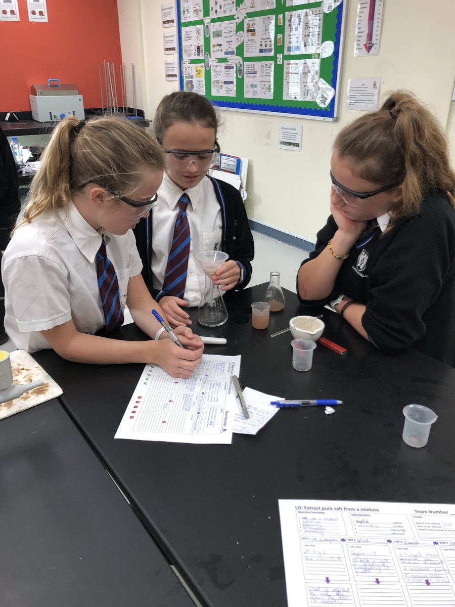 BCADprepscience's tweet photo. Year 7 separating a rock salt and iron filings mixture. Great teamwork #prepscience https://t.co/JxgRFXwSLA