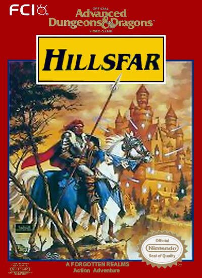 NES_AtoZ's tweet photo. #Coverart for AD&amp;D Hillsfar. Assist the Blue Knight in turning off all the castle lights he left on! Seriously dude, your electricity bill must be outrageous. 
#NES #RetroGaming https://t.co/ZcX4MqwFxO