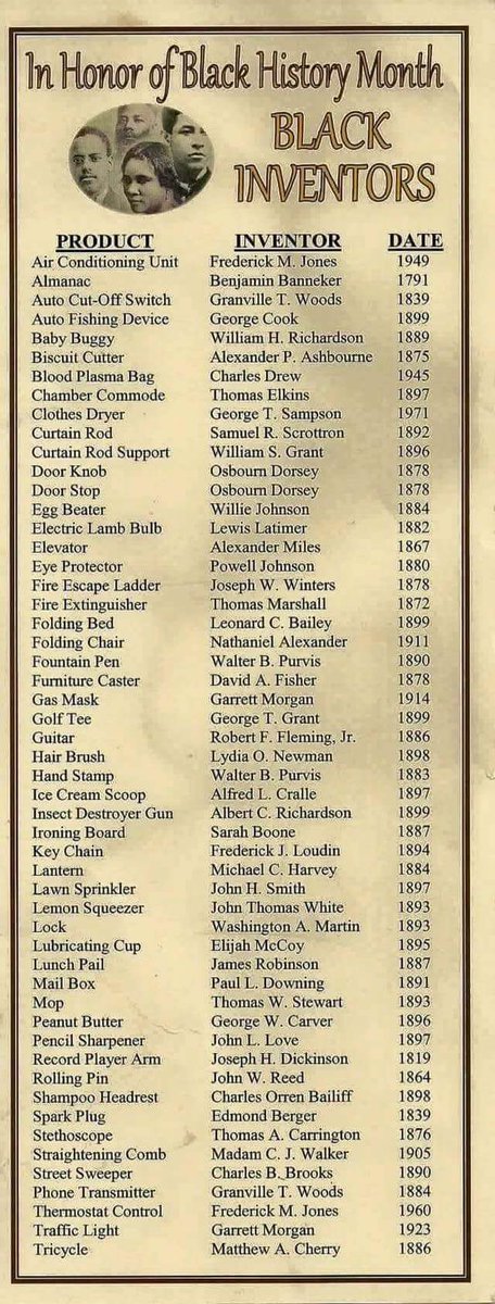 NastyWomenofNPS's tweet image. In my opinion, the most important inventor on this list is Alfred L. Cralle 🍦 #BlackHistoryMonth
