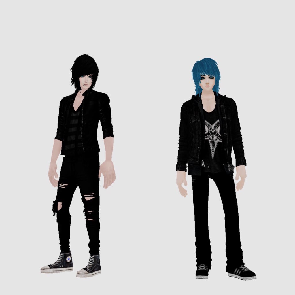 x_kai_chisaki_x's tweet photo. @JohnnieGuilbert @ybnotv tried recreating you guys on imvu but I think I fail tbh🙁#TDDWP https://t.co/68HzYAE8dN