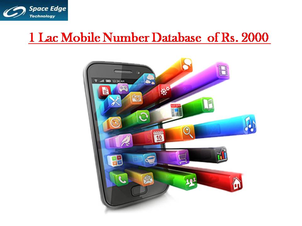 spaceedgetech's tweet image. SpaceEdgeTechnology is the leading company of #MobileDatabase of all over India. We provide the desired #MobileNumberData of any category and location at very reasonable prices (Rs. 2000 for 1 Lac data). For more information please visit: goo.gl/6eAEc2