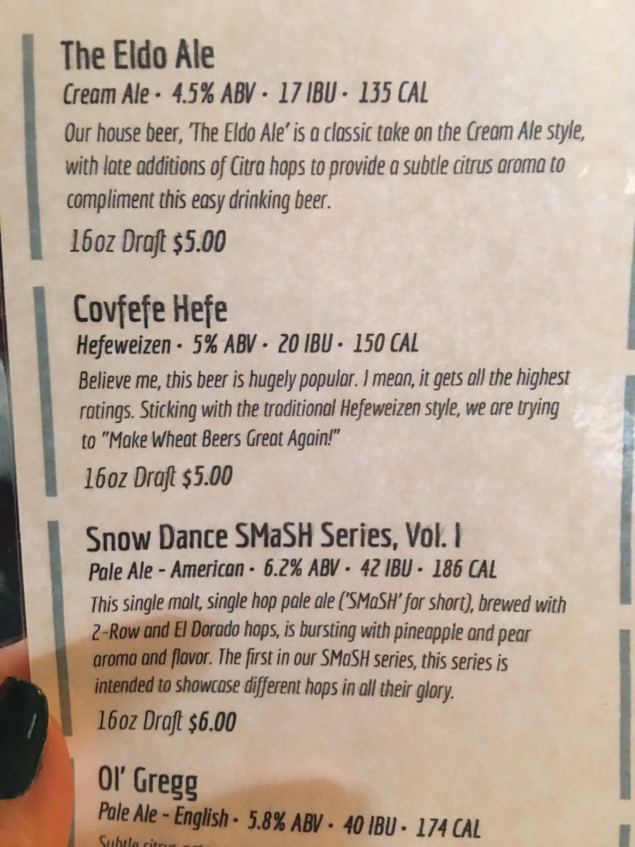 kimberlythegeek's tweet photo. Yesssssss
#covfefe #crestedbutte #eldobrewery #wtfconf #wintertechforum https://t.co/zdQyHKBHbL