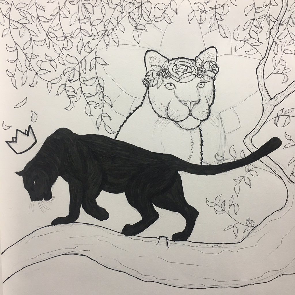 justablkbrd's tweet photo. Hey I’m TJ, i’m an artist and absolute nerd from Oakland, CA. I focus a lot on illustration and character design and will break into animation and comics as well. #drawingwhileblack https://t.co/yrw1TVv5pH