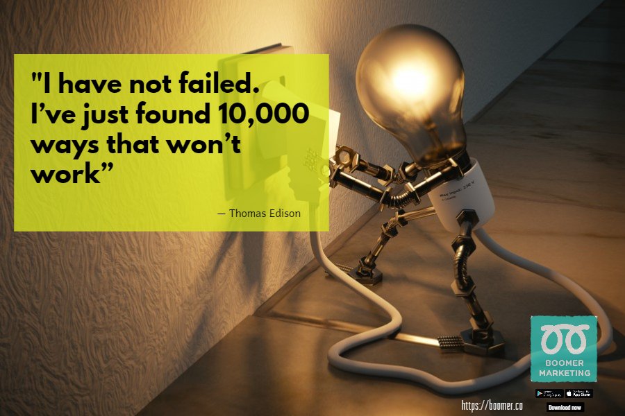 Digitalideatech's tweet image. Try Until You get succeed.
#trying #failure #success #light #electricity #thomasedison #TuesdayThoughts