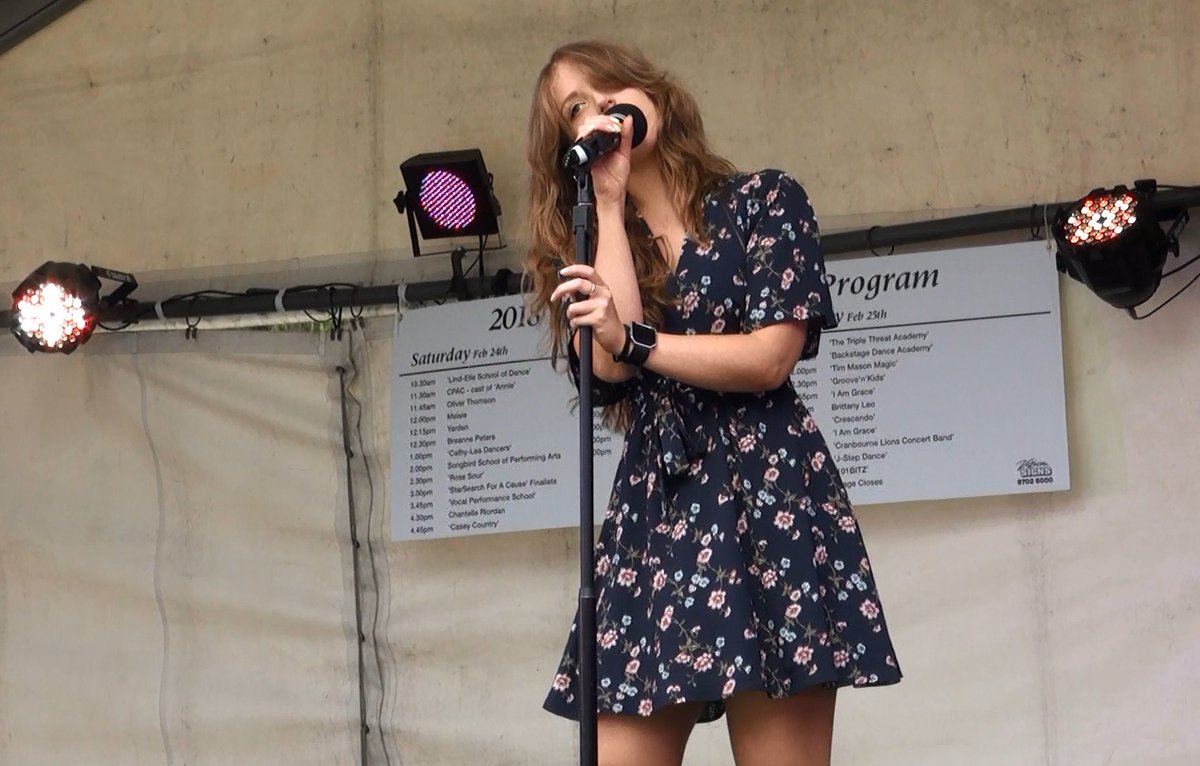 BrittanyLeo_'s tweet photo. I had a great time singing at the Berwick Show on the weekend. I will be posting videos of me performing live at the event on my website https://t.co/fzgq4IIaxV etc. Check them out and let me know what you think :) #singing #performer #Stage #gig #DJ #music #event #BerwickShow https://t.co/wUmBjM694y
