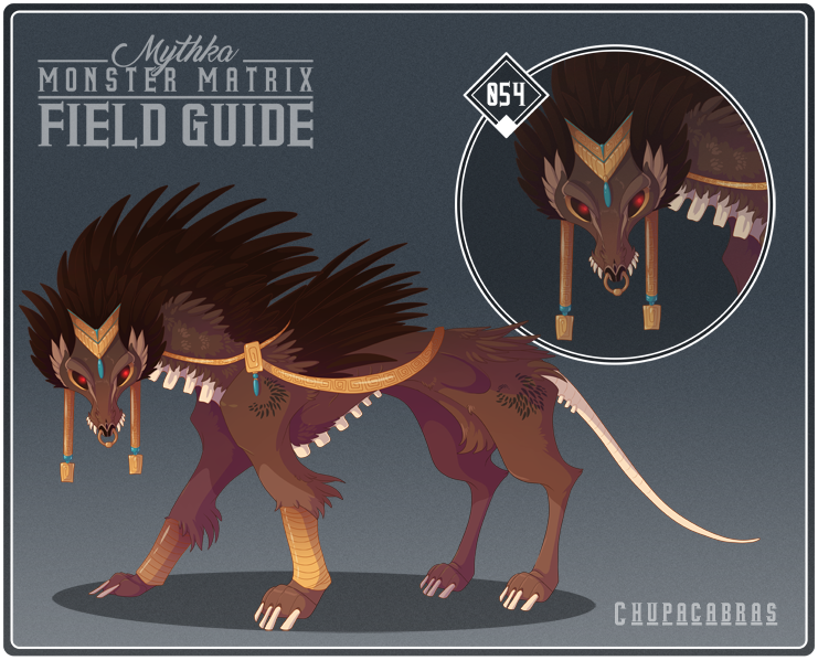 MythkaGO's tweet photo. Monster Matrix Field Guide 2018 - 054 -
Monster: Chupacabras
Theme: Mayan
Caretaker: Bio-Chimera
#cryptid #monster #mythka #art #commission #devientart https://t.co/FyOkcKNoxh