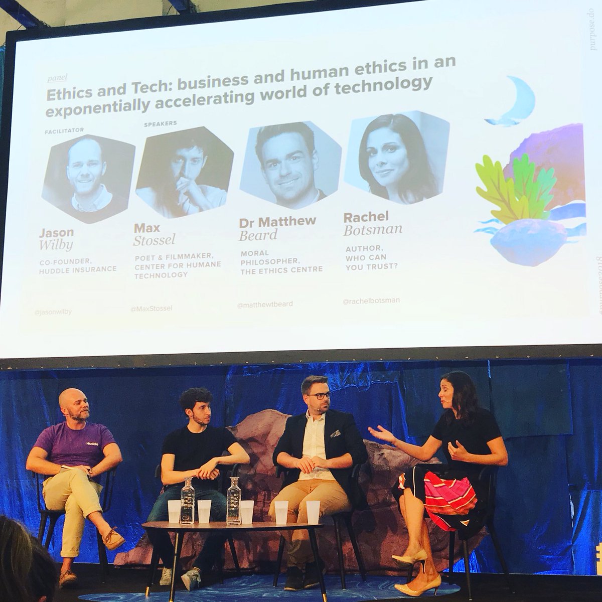 alicehv's tweet photo. “The current (tech-based) system farms us for our attention. How can we change the world if we can’t focus and hold our attention on the things that are important to us?” ~ Max Stossel, @HumaneTech_ #purpose2018 #humanizethis https://t.co/RsAkxAvMFj
