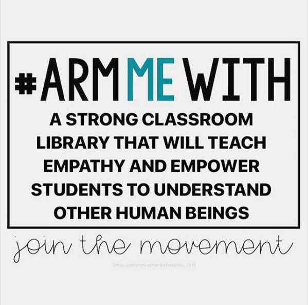 StarsnMoons22's tweet photo. #ArmMeWith #teachersrock #booksnotguns https://t.co/m6PJGa61OL