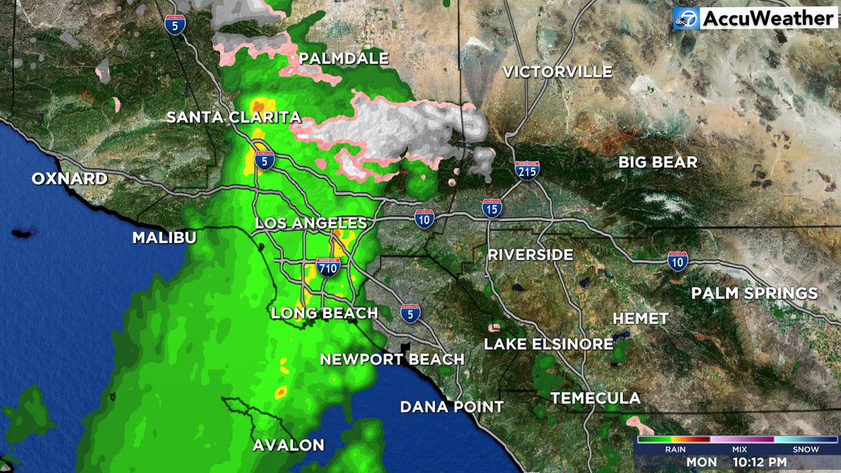 ABC7's tweet photo. Rain and snow are falling across SoCal https://t.co/3PMVh4OVjz Share your weather photos with us using #abc7eyewitness https://t.co/F6lyfsgALQ