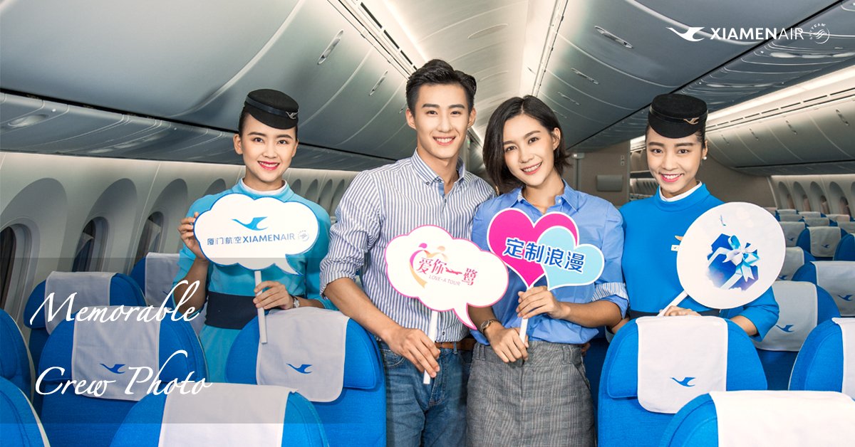 XiamenAirlines's tweet image. Love · A Tour, a customized romantic #inflightservice is now available! Passengers from Xiamen/Fuzhou to HK, Macao,Taiwan and other Asian cities, you have a chance to surprise your beloved ones.
Arrange your surprise at xiamenair.com right now!