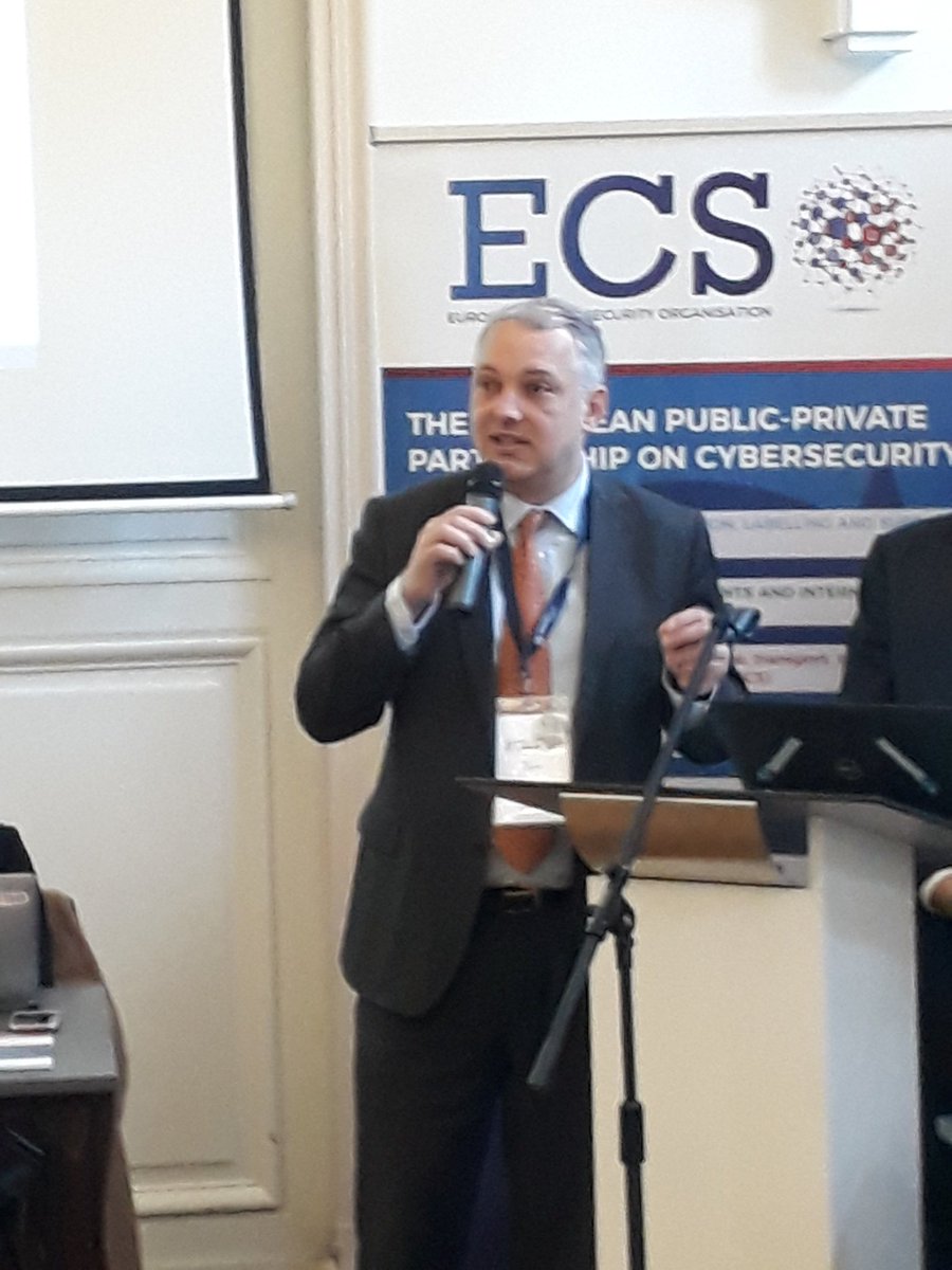ACN_SecNum's tweet photo. Rencontres @ecso_eu @ACN_SecNum @Pole_Systematic entre les start up et les investisseurs dans la cybersecurité : c'est aujourd'hui à l' @Espace_Hamelin.
Introduction de François Lavaste @AirbusCyber https://t.co/nV7uaCNPnK