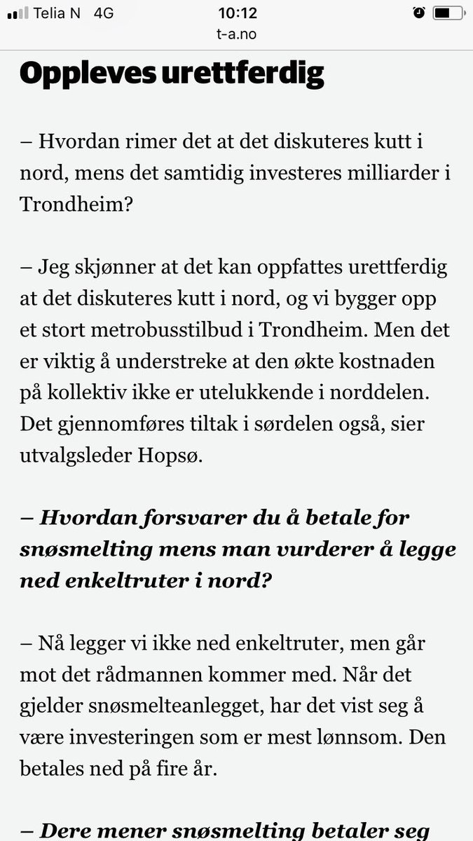 NilsRam's tweet photo. Snakkes mye om å «knytte Trøndelag sammen.» Men for  mange er det vanskelig nok å komme seg «fra A t B» i egen kommune #Trøndelag #kollektivtransport https://t.co/DOscQOd2G9