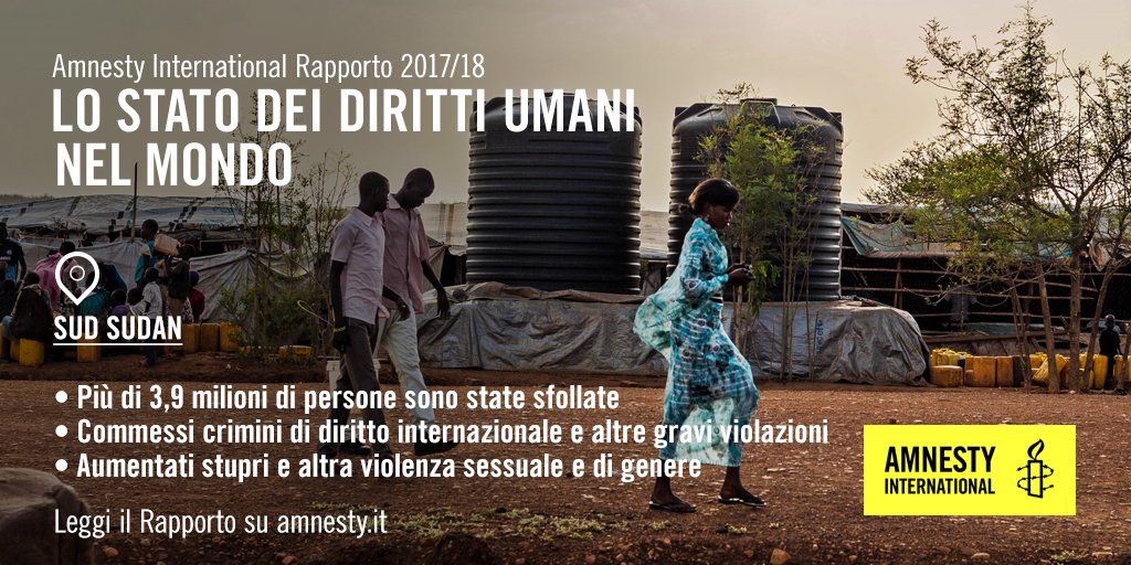amnestyitalia's tweet photo. Nel 2017, la situazione dei diritti umani nell’Africa Subsahariana è stata caratterizzata da una violenta repressione e da attacchi a oppositori politici, difensori dei diritti umani e organizzazioni della società civile 
https://t.co/1M3BFaveJC #AIR18 https://t.co/VW1ve421S6