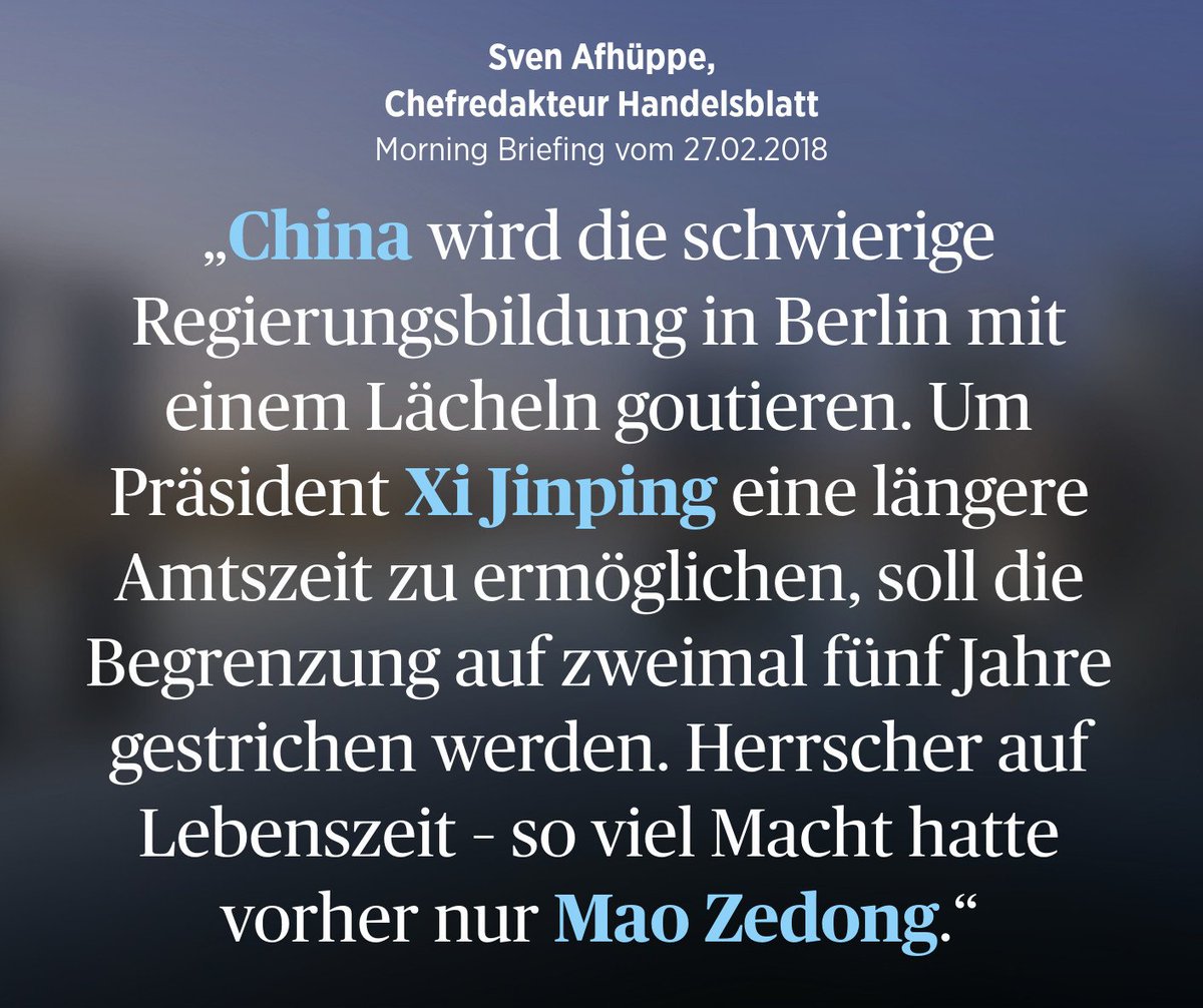 handelsblatt's tweet photo. #AlbertCamus: „Kein #Mensch besitzt so viel #Festigkeit, dass man ihm die absolute #Macht zubilligen könnte.“ Mehr dazu im #MorningBriefing von Sven #Afhüppe: https://t.co/pnP6JHQShL https://t.co/1yc56lPD36
