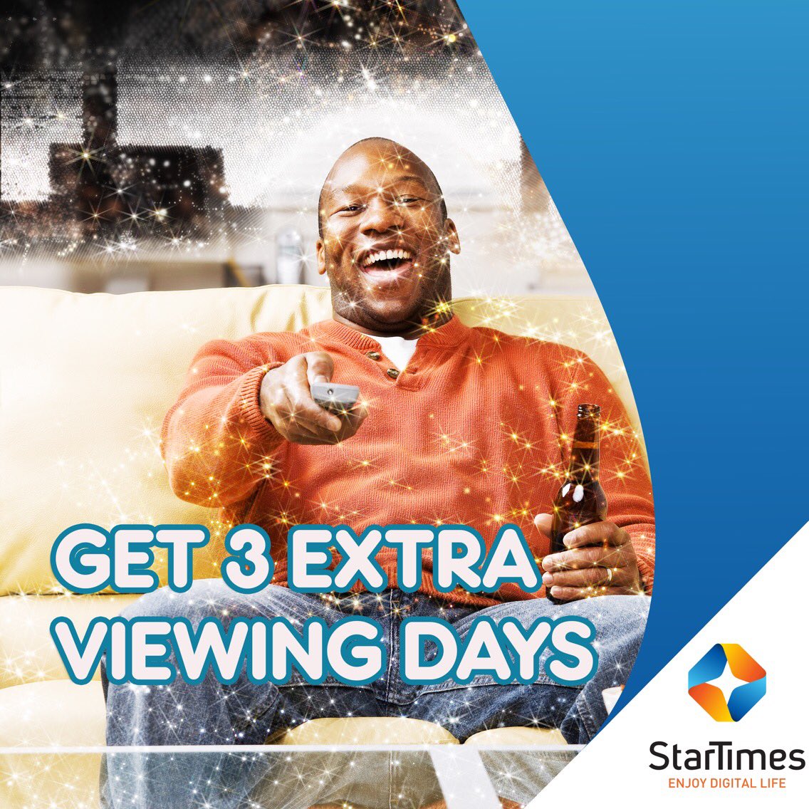 Localman254_'s tweet photo. Did you know you can enjoy 3 extra days of viewing on StarTimes by just paying your full monthly subscription ? . UkiCalculate per year then you know how to save . #EnjoyDigitalLife #ExtraViews #StarTimesKe https://t.co/tZirpc1uRG