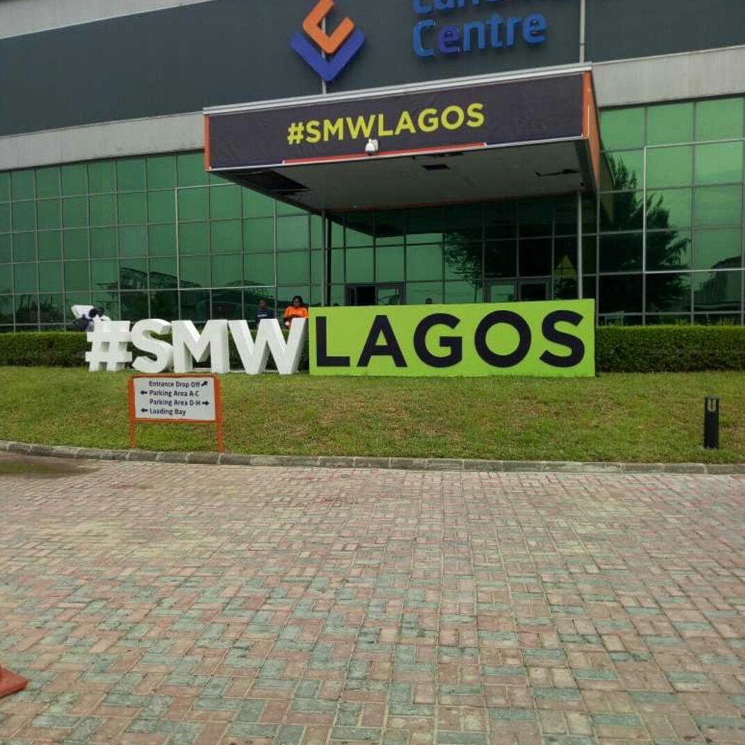 Redinkmmedia's tweet photo. We were live @SMWLagos yesterday #SMWLagos #LIVE... We will be here today... https://t.co/gXkFWWDC4Z