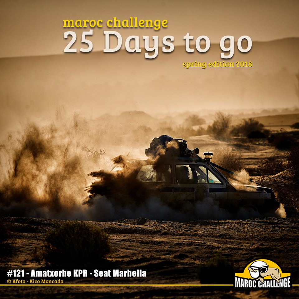 Kfotok's tweet photo. 25 Days To Go! - Spring Edition 2018
https://t.co/nUlv7uCJKO
#maroc #marocchallenge #mcse2018 #marocchallengeSE2018 #passporttoadventure #kfoto #kicomoncada https://t.co/hDkjbHvgRU