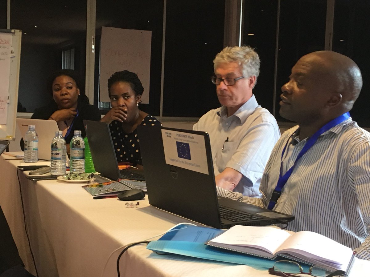 PERFORM2scale's tweet photo. Day 2 of #perform2scale workshop in Kampala starts with in depth group work looking at situational analysis in participating districts. https://t.co/ikit0pP12h
