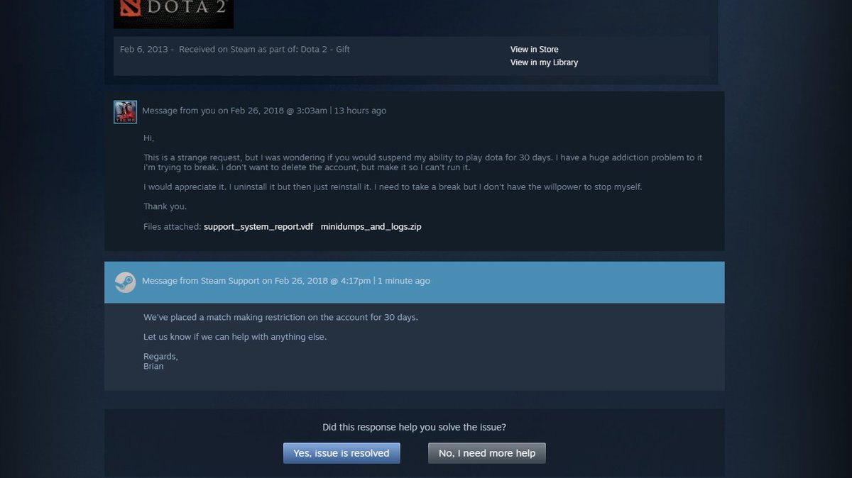 Nixthyo's tweet photo. How to cure #Dota2 addiction https://t.co/E4n0tcrnbr