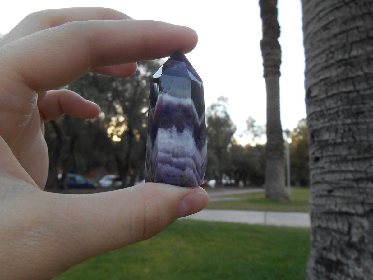 HippyMysticT's tweet photo. Excited to share the latest addition to my #etsy shop: Dream Amethyst Points https://t.co/uThGRv9RJ9 #housewares #homedecor #purple #white #amethyst #dreamamethyst #chevronamethyst #amethystpoints #crystalpoints https://t.co/ACQkt1DGG9