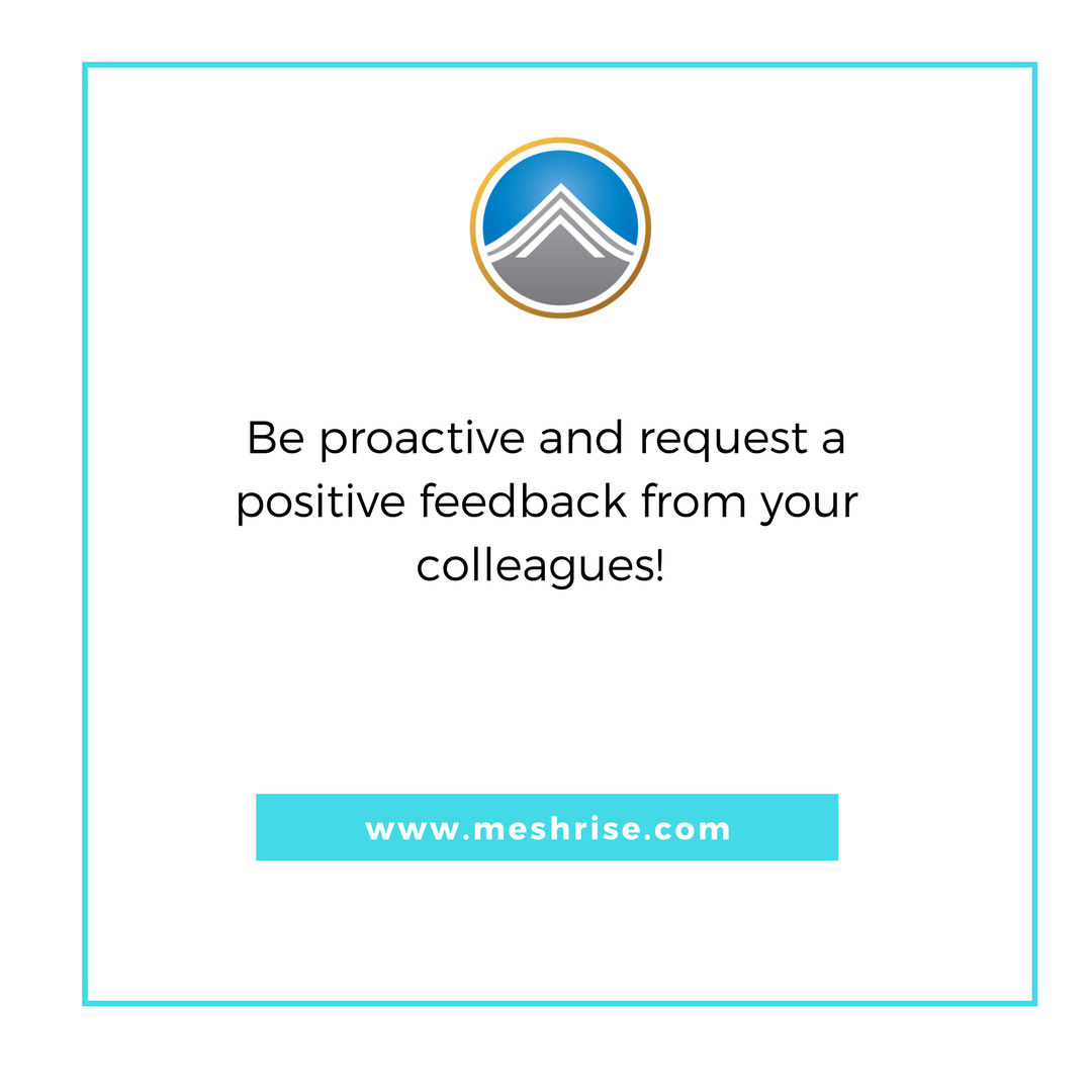 MeshRise's tweet photo. Be proactive and request a positive feedback from your colleagues! Subscribe for free: https://t.co/ZZB3AaH96Y
Using MeshRise, you can request positive feedback from your coworkers or peers, in an simple way and without bureaucracy.
#MeshRise #growth https://t.co/9zQZVr7cB9 https://t.co/7qkqu55GMB