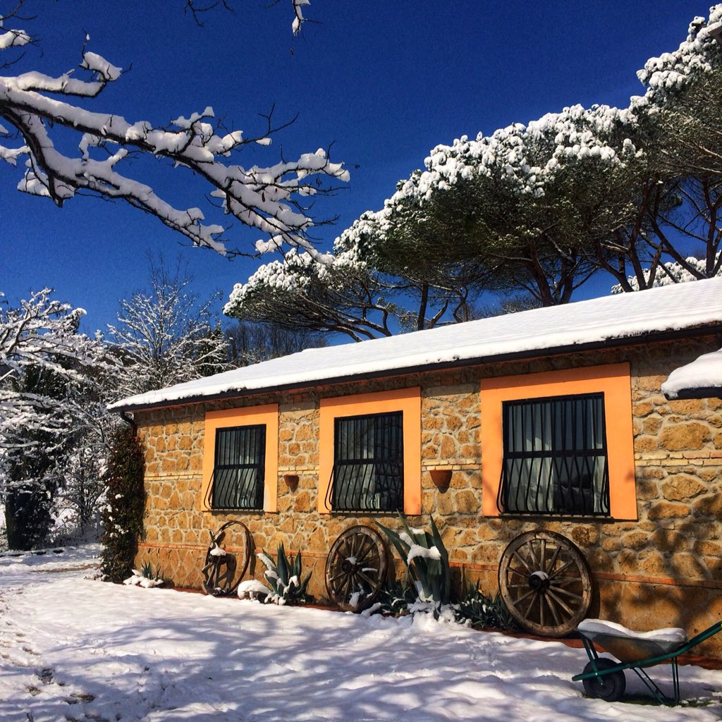 Eens in de zoveel jaar sneeuw levert wel mooi materiaal op #Burian #ikvertrek #vakantie #rome #Italië #holiday casaledelpassatore.com