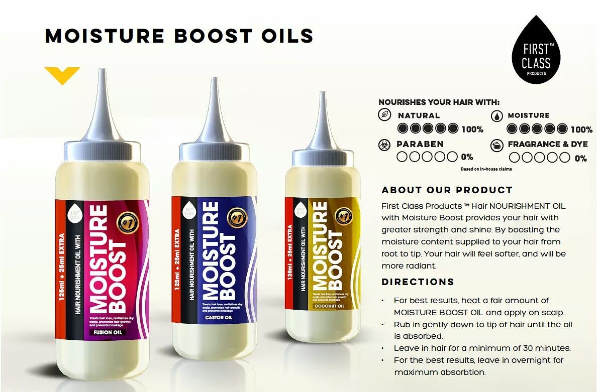 FirstClassProTM's tweet photo. For best results, heat a fair amount of
MOISTURE BOOST OIL and apply on scalp.

 #Haircare #FirstClassProducts #AmazingHair #Quality #AffordableHaircare

Shop Now at https://t.co/mvO9IFip4h
Catch us on Instagram - firstclassproductstm https://t.co/nfuurqLte6