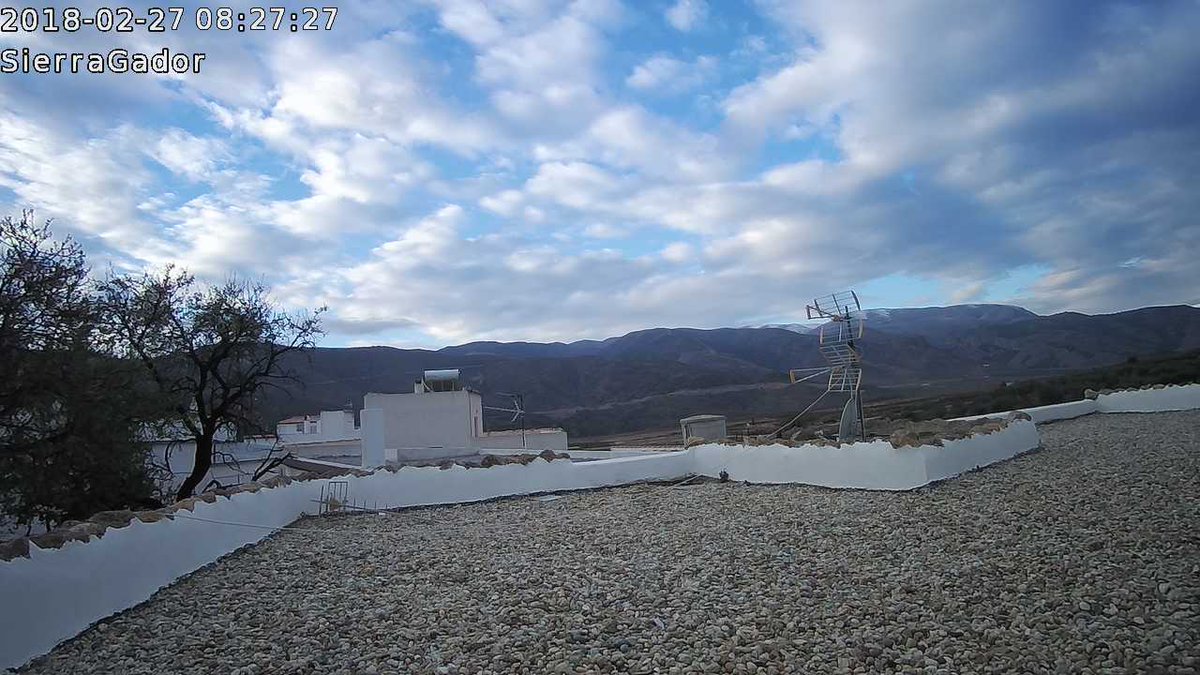 Está pasando en #Padules Temperatura: 9.4ºC Viento: 0.0 km/h Dirección WSW aytopadules.com #SierraNevada #Alpujarra #Almería
