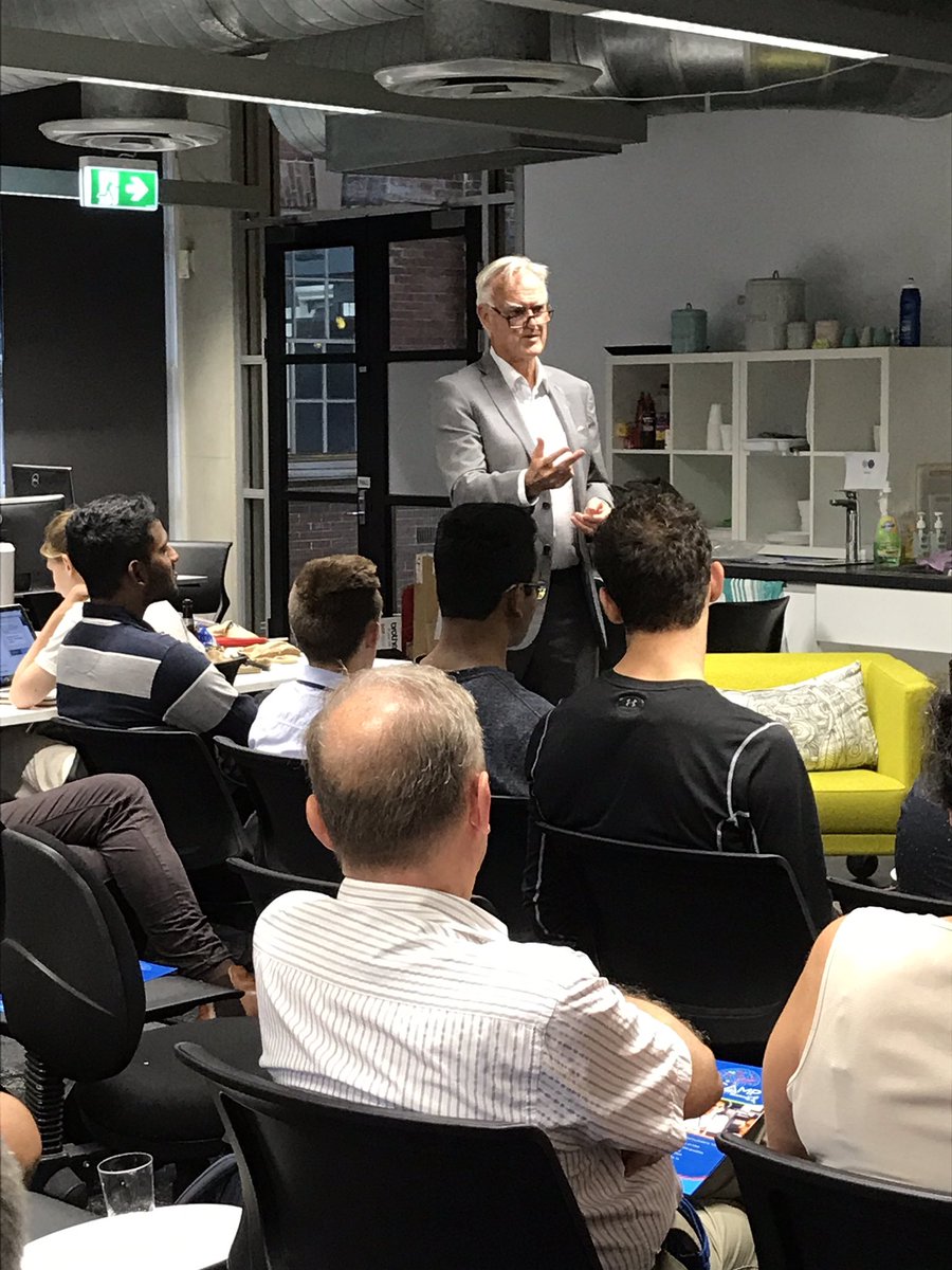 QUTEship's tweet photo. #Ubercamp applicants: We're looking 4 ppl w a vision to change the 🌎 Prof Andrews #investor, serial #entrepreneur, former Chief #Scientist + https://t.co/EEECNAsk4D