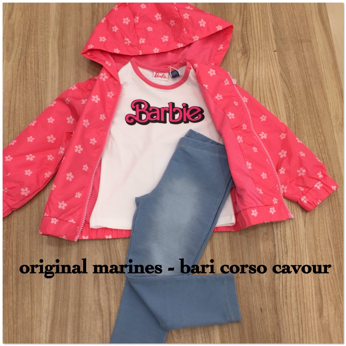 om_baricavour's tweet photo. #originalmarines #momentioriginal #27febbraio2018 #outfit #fotodelgiorno #newcollection #primavera2018 #bambina #girl #barbie #mattel #evergreen #bari #corsocavour #ombaricavour #puglia #italia https://t.co/oX9kCoTHYU