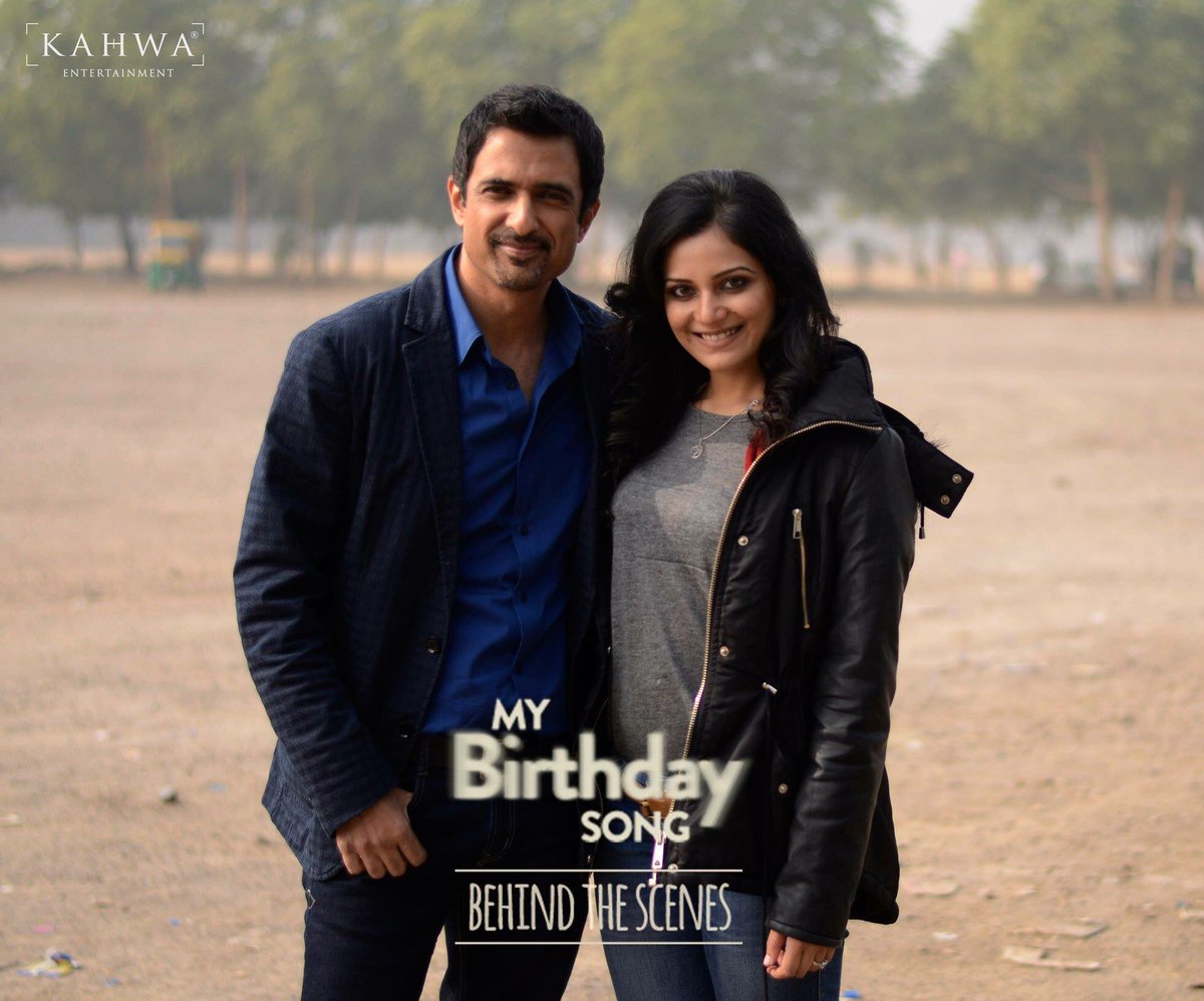 Rajiv and Ritu from My Birthday Song posing together for a picture. #Behindthescenes #MBS #MyBirthdaySong 
<a href="/sanjaysuri/">sanjay suri</a> <a href="/zeniastarr/">Zenia</a>