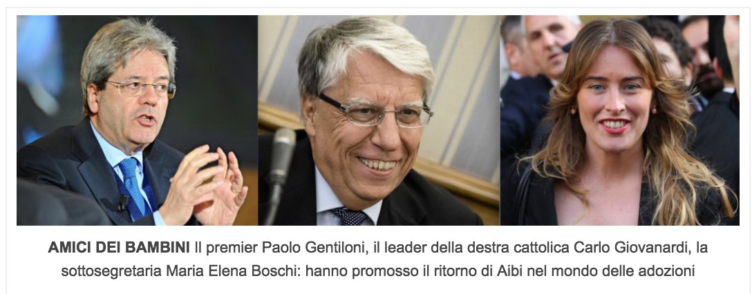 followgatti's tweet photo. #Adozioni: #immigrazione illegale e #corruzione, vertici #AmiciDeiBambini indagati da #Antimafia - https://t.co/Zl4NGQrhNY https://t.co/YnQ6hDEKI7