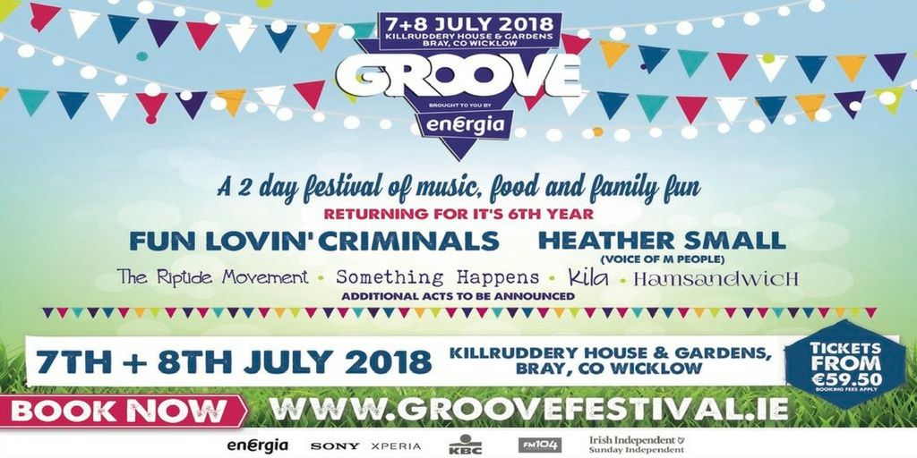 The wait is over! Feast your eyes on the first acts announced today for #Groove18 at <a href="/killruddery/">Killruddery</a>  this July.