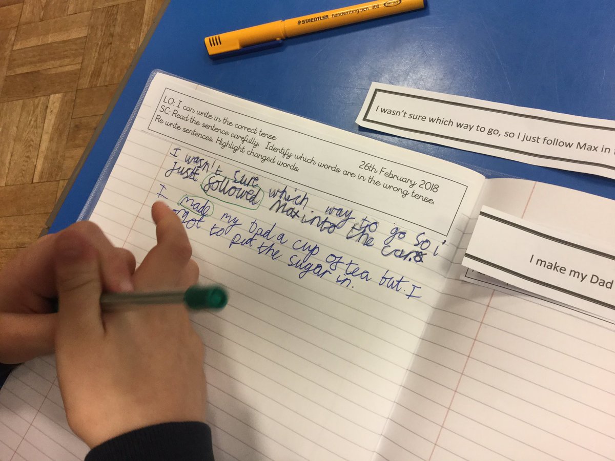 EPSMissMHardy's tweet photo. Using what we've #discussed and #shared to record some of our corrected sentences. #talkforlearning #textmarking #peersupport #collaborativelearning ๐๐๐ผโจ@Gaynor_Spence @Eastfield_EN3 https://t.co/ODibqyMZAH
