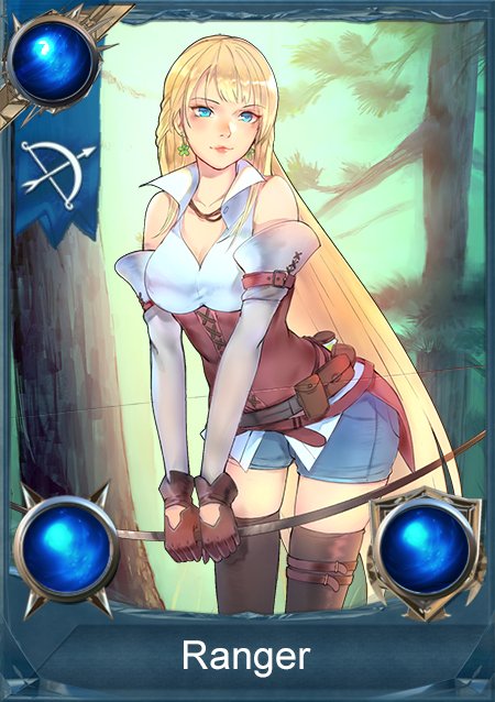 Lylium_Legends's tweet photo. After a very long time i can show you some updates on the game, here the design of the new card frame and new character illustration #indiegames #IndieGameDev #gamedev #indiegame https://t.co/U8RK1MxSyL