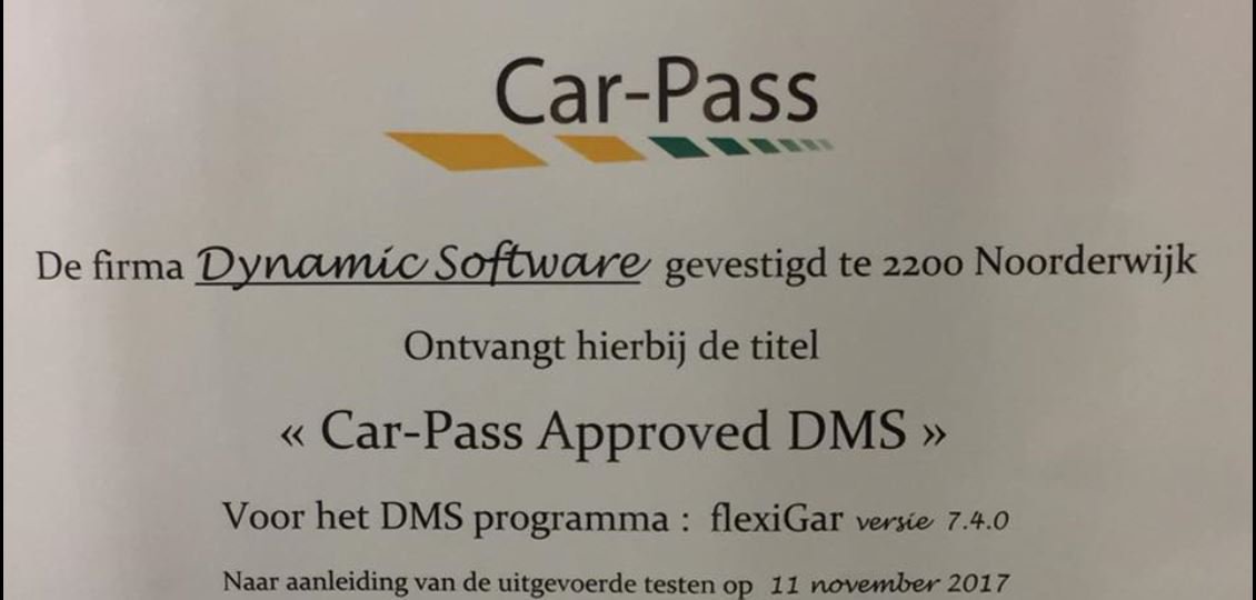 Dynamic_1985's tweet photo. flexiGAR (@Dynamic_1985 ) gehomologeerd met de webservices van 
Car-Pass #carpass #flexigar #homologatie #attest https://t.co/vuGaL1hJPr
