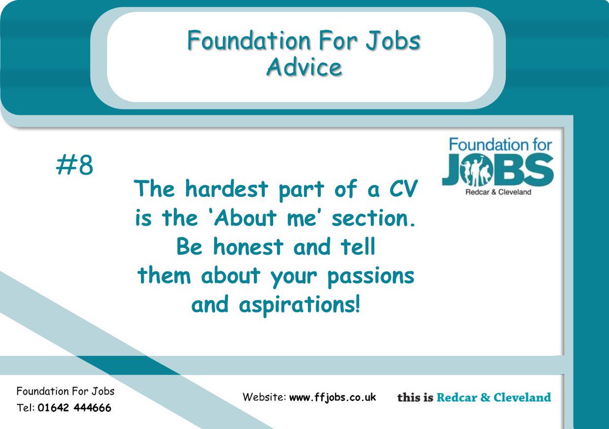 It helps form an impression of you! 
#Tips #CV