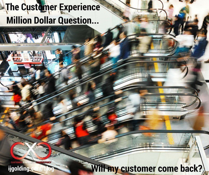 HOWTOEXPERIENCE's tweet image. The Customer Experience Million Dollar Question: Will my customer come back? sco.lt/8qCDcf