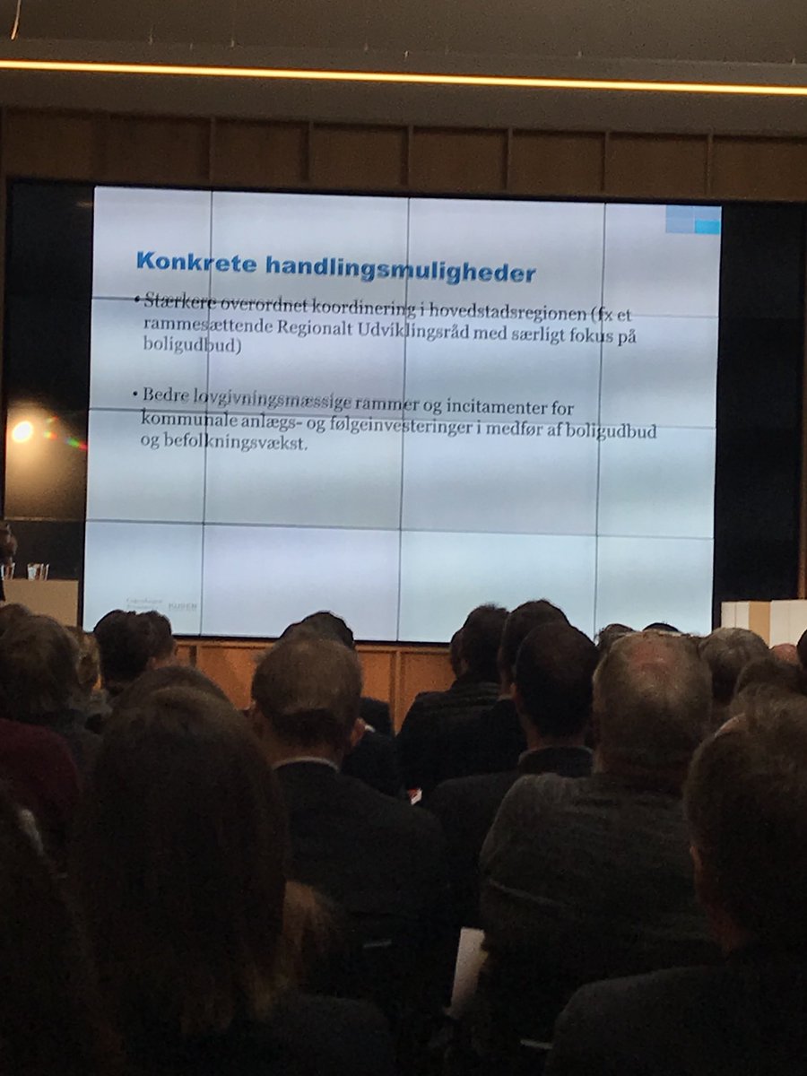 Copenhagen Economics præsenterer i dag deres resultater fra deres analyse af boligbehovet i København. Analysen konkluderer bl.a., at der er behov for 50.000 boliger i København frem mod 2025, hvis boligprisstigningerne holdes i ro #dkpol