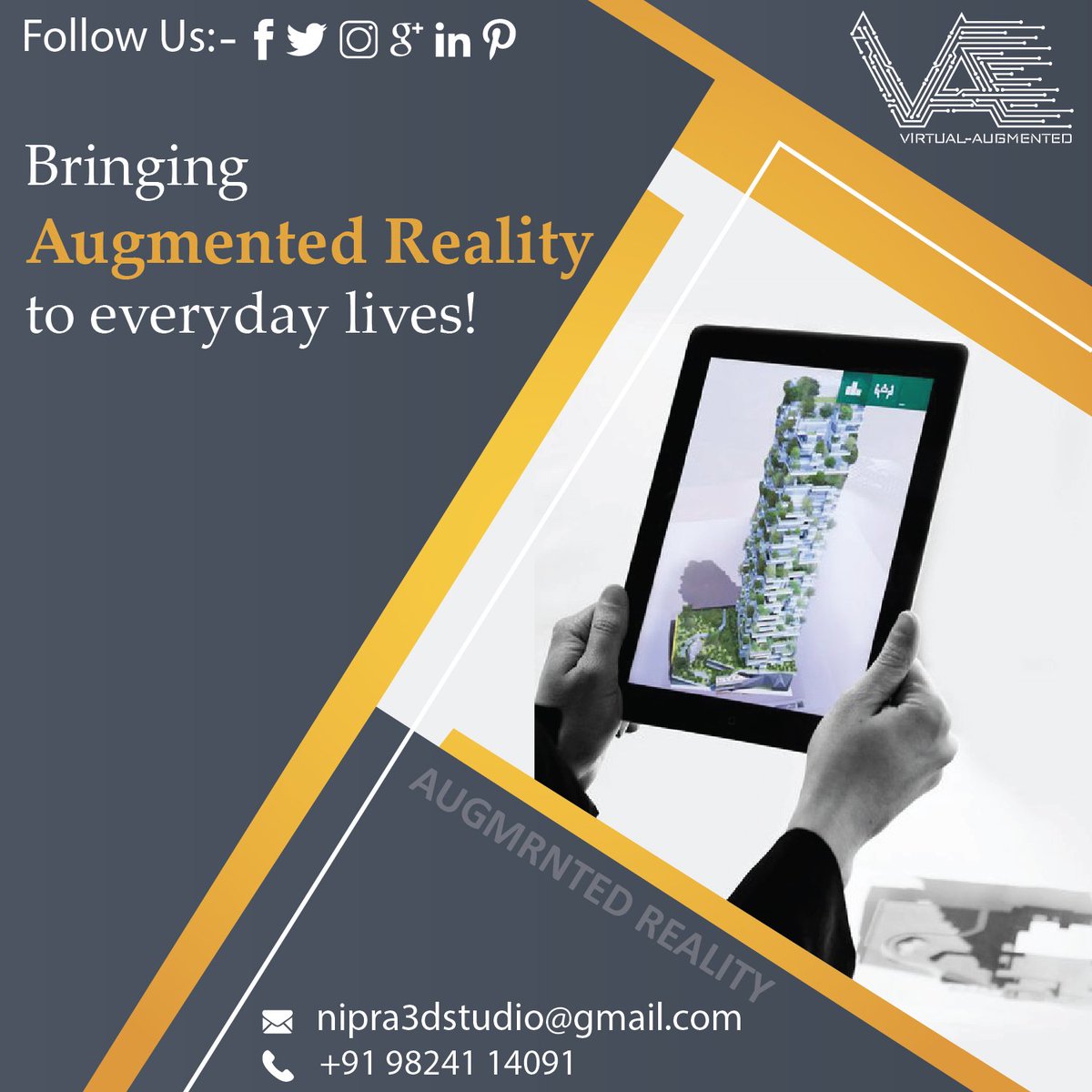 virtualaugments's tweet photo. Bringing #Augmentedreality to everyday lives!
  https://t.co/GfPGbGRMP5 https://t.co/LazvrBB7Pt