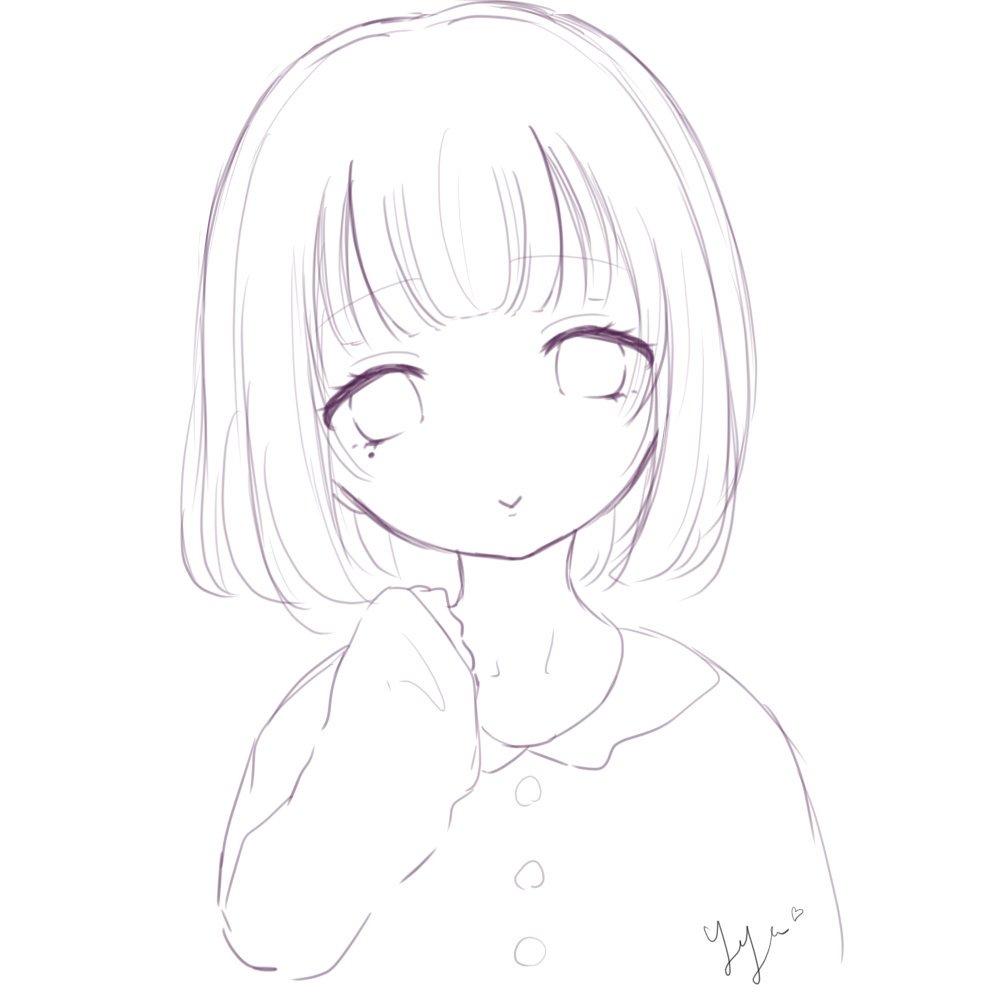 りりぃ on Twitter: &quot;りりぃです🐥ゆるふわ系のフリーアイコンを塗り絵にしました 自由に塗ってアイコンにお使いください😳 自作発言
