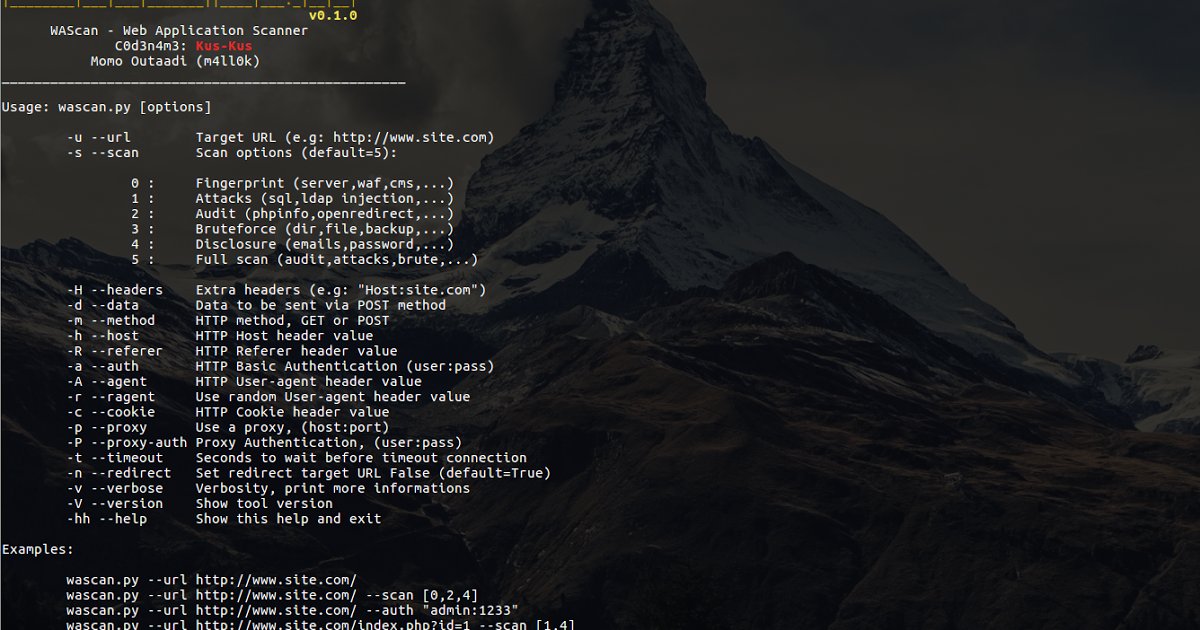 KitPloit's tweet image. WAScan - Web Application Scanner goo.gl/oSFyfa #BufferOverflow #CommandInjection #Cookie