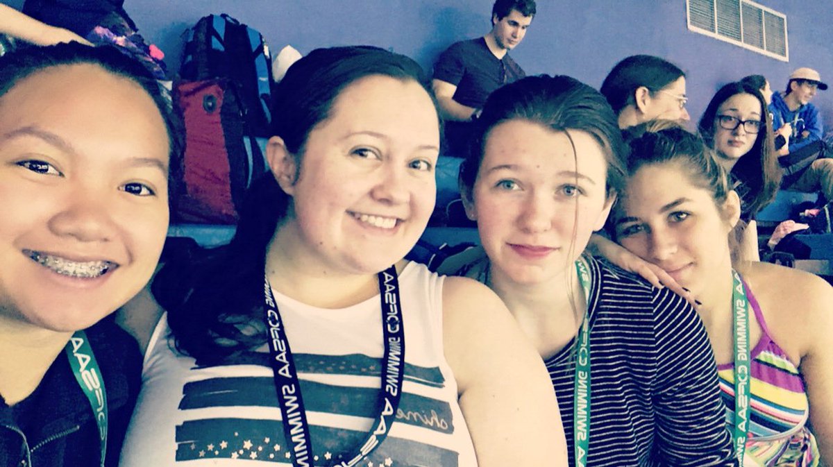 RaeArcher21's tweet image. Making new memories at #OFSSAAswim2018 @BcssSwim @PeelSchools @principalbcss