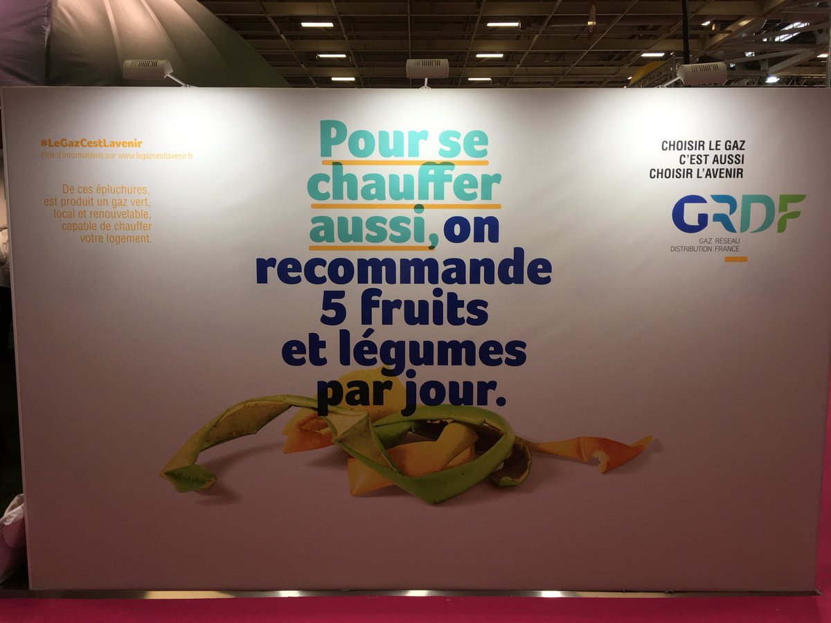 sandychatelard's tweet photo. #grdf #biomethane #salondelagriculture https://t.co/MboJgYqUkN