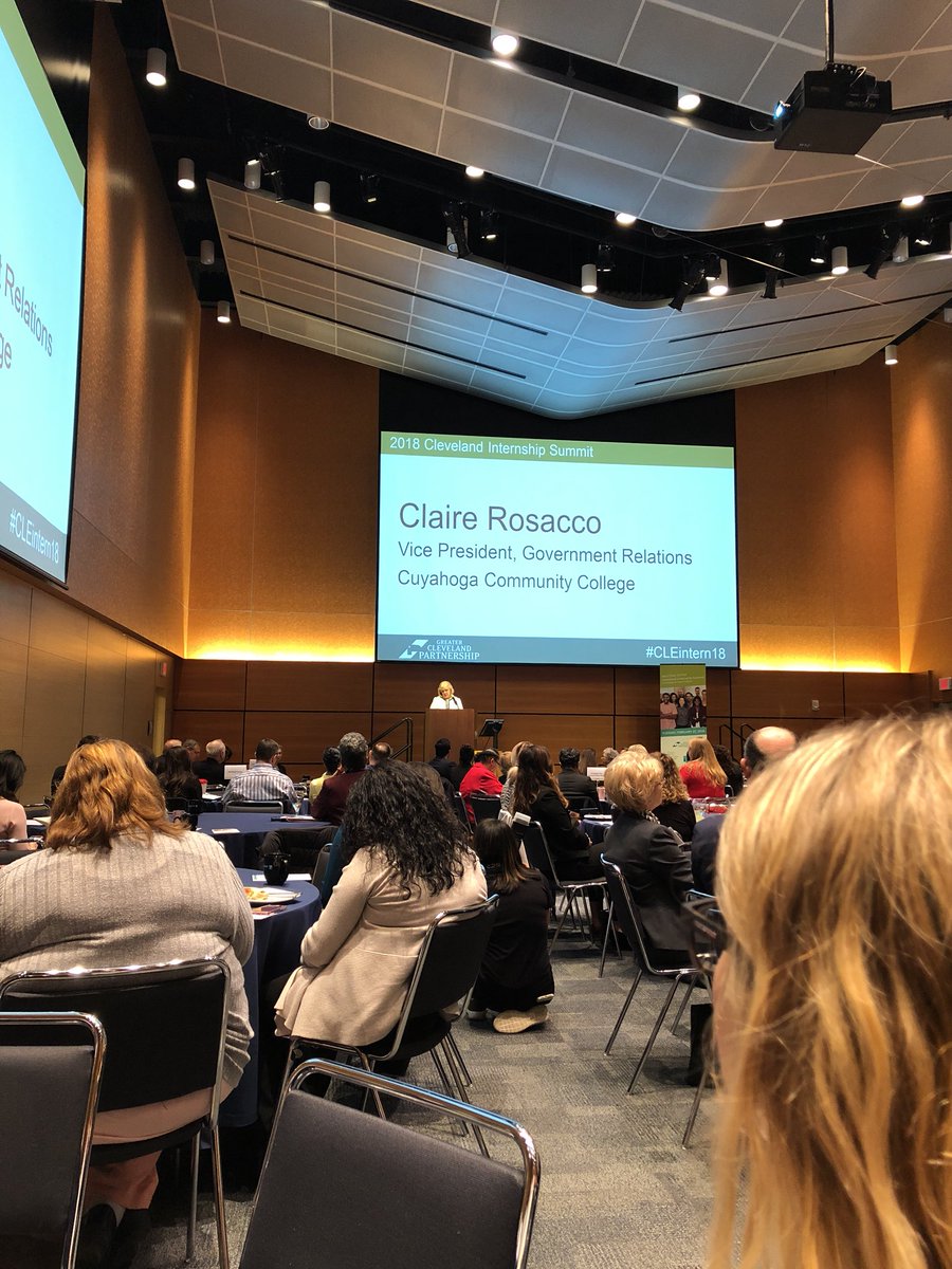 amkramer's tweet photo. Learning and networking at the Internship summit #CleIntern18 @Vizion_Solution https://t.co/FINYADx6La